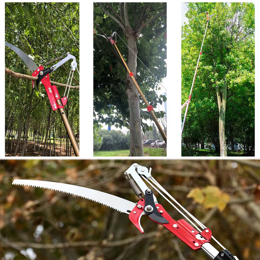 Ciseaux de taille à poulie haute Altitude, sécateur d'arbres, Branches, poteaux, outils de jardinage, accessoires, scie, outil de jardin professionnel