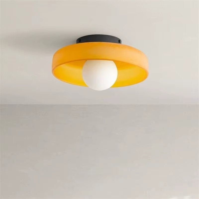 Plafonnier nordique en verre Macaron, luminaires de décoration pour la maison, plafonnier moderne de luxe, éclairage mural d'intérieur pour salon et chambre à coucher