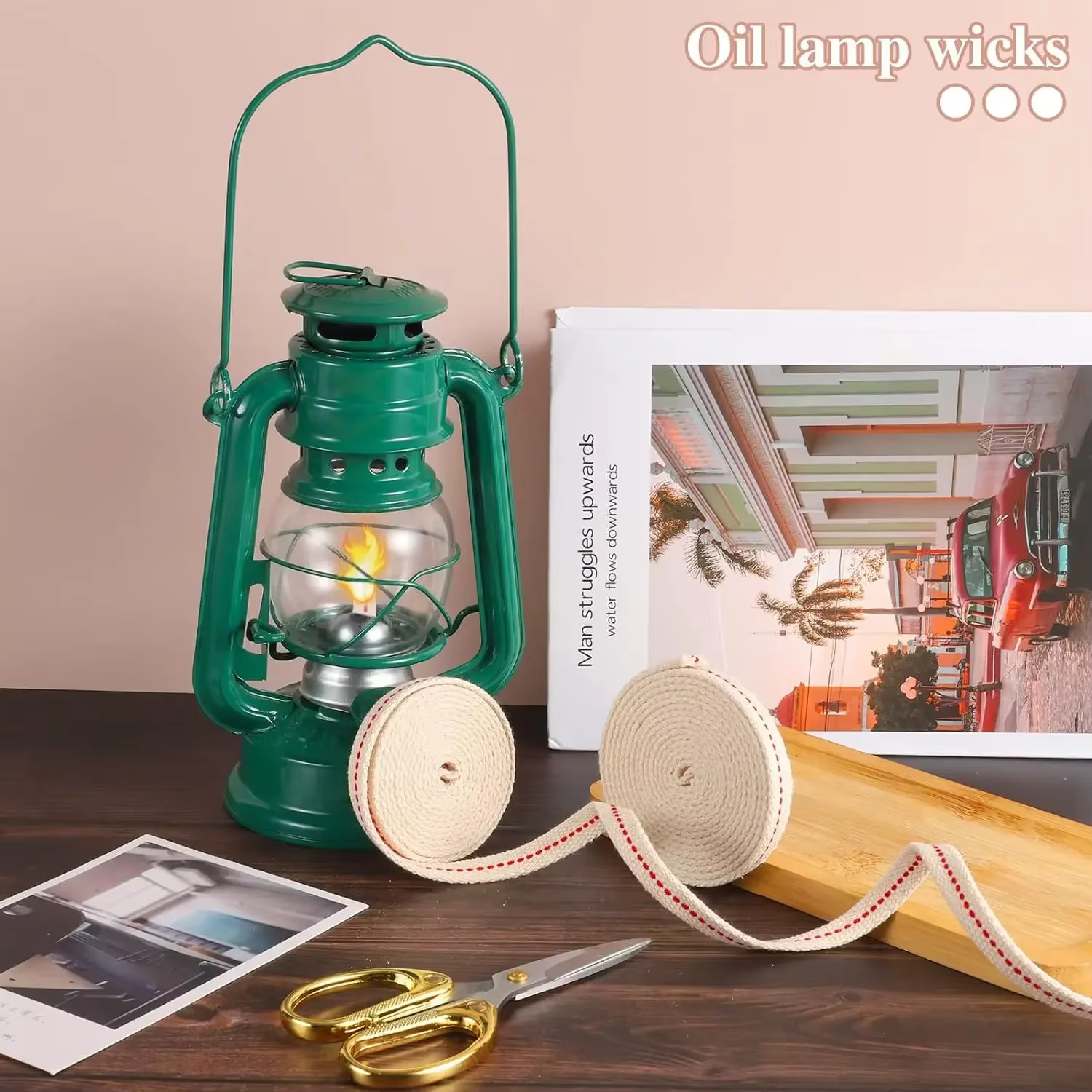 Mèche de lampe à huile en coton