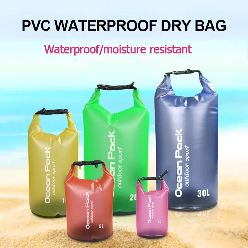 Sac de natation étanche sac sec 5L/10L/15L/20L sacs de matériel sec flottants imperméables pour la navigation de