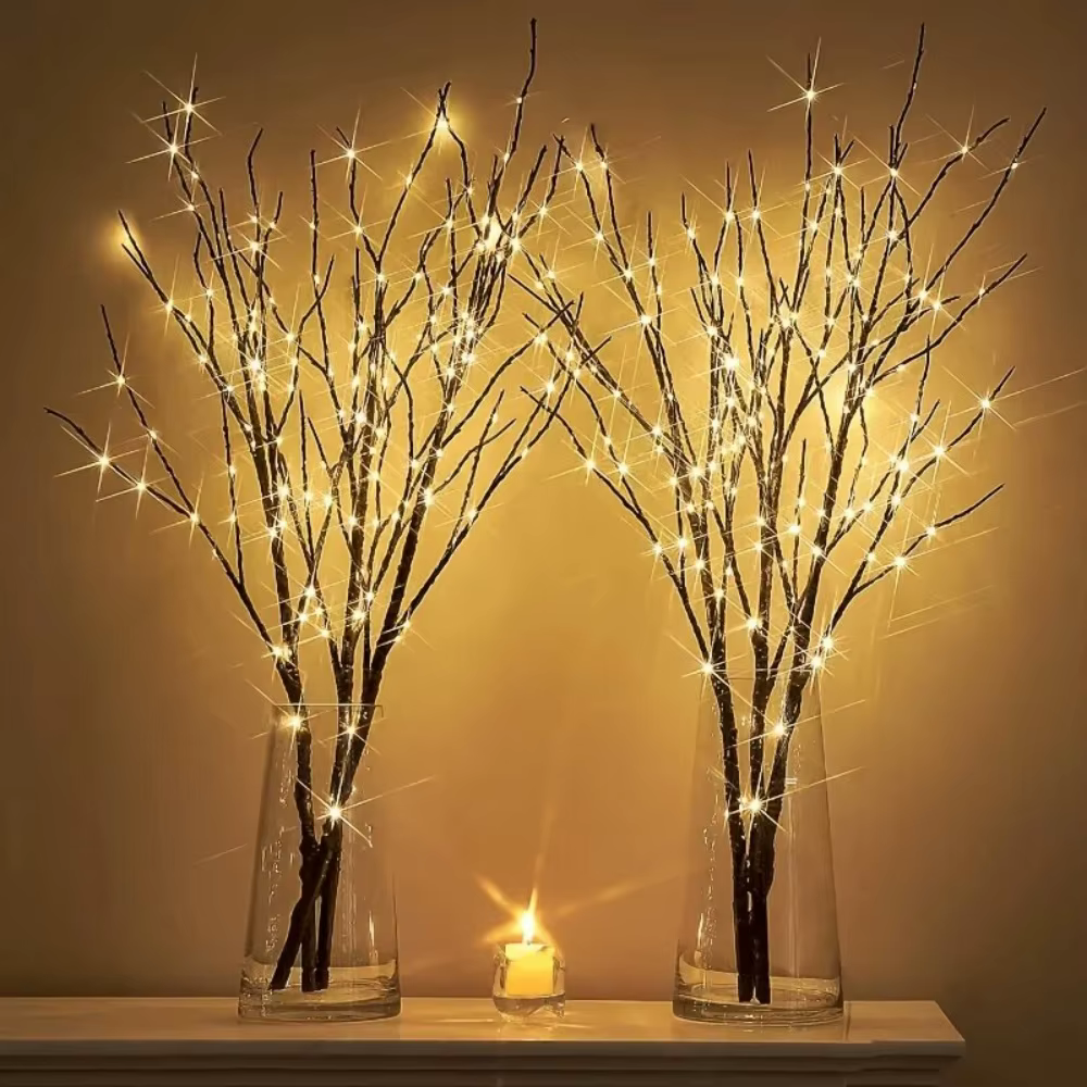Lampe LED en fil de cuivre pour la décoration de la cour de la maison