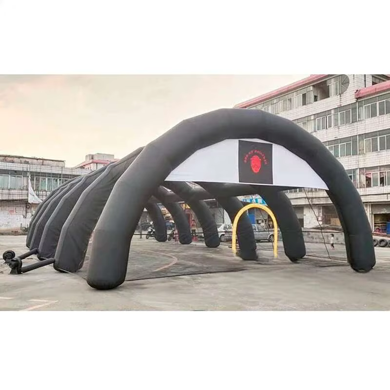 Grande tente dôme de Paintball noire