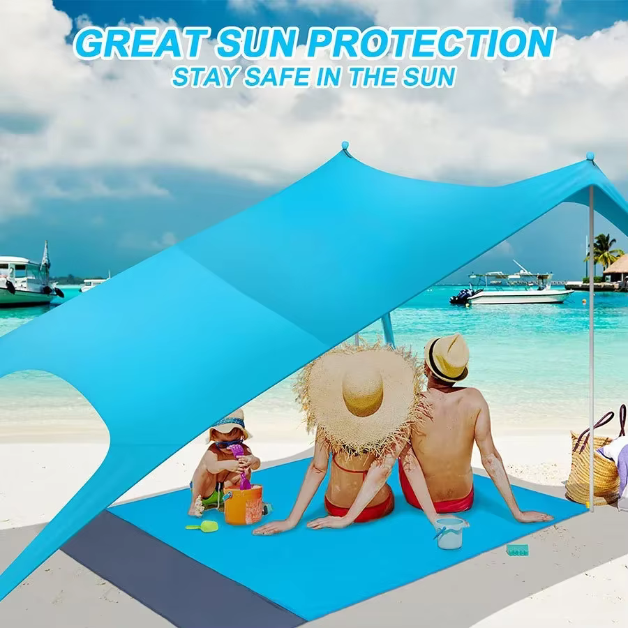 Auvent de plage portable pliable
