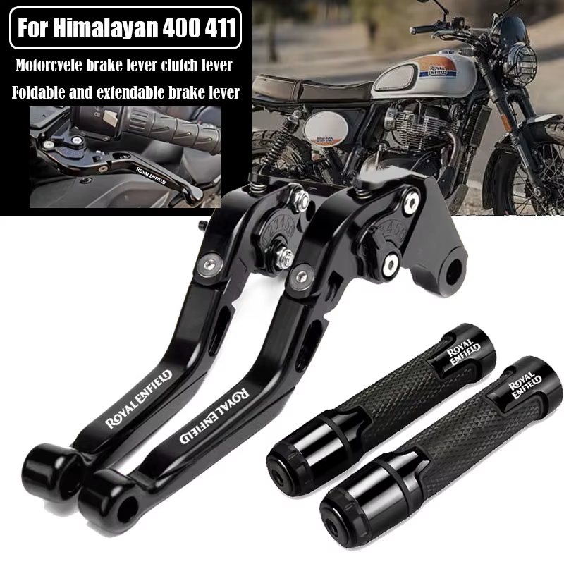 Pour Royal Enfield Himalayan 400 411 2016-2020 2021 2022 ﻿ Accessoires de levier de frein et d'embrayage réglables, pliables et extensibles pour moto