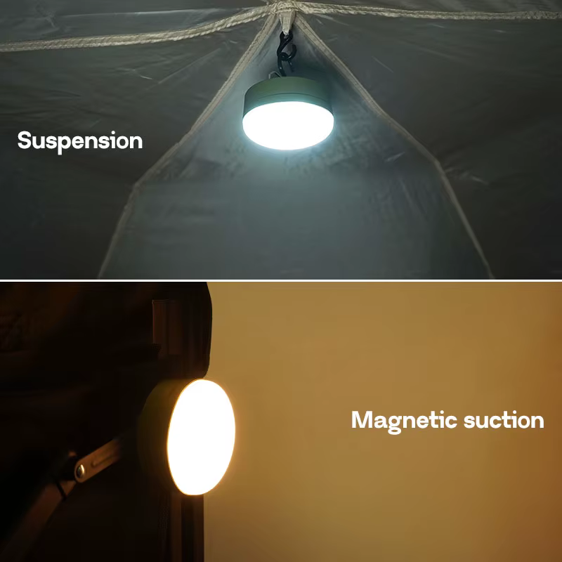 MOSLIGHTING extérieur LED Camping lumière 4 Modes MiNi Portable accrocher tente lampe USB Rechargeable