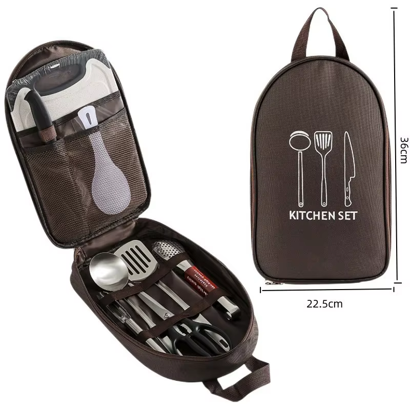 Sac de rangement pour ustensiles de cuisine en plein air