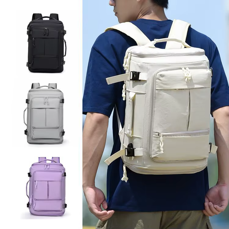 Sac à dos grande capacité avec compartiment sec et humide séparé