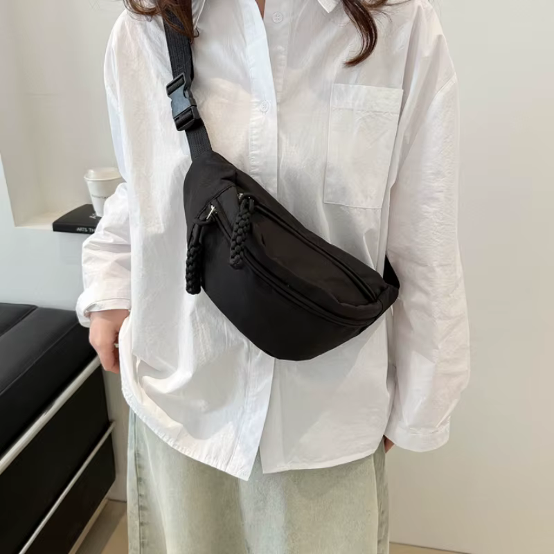 Sacs de taille demi-lune imperméables en tissu Oxford