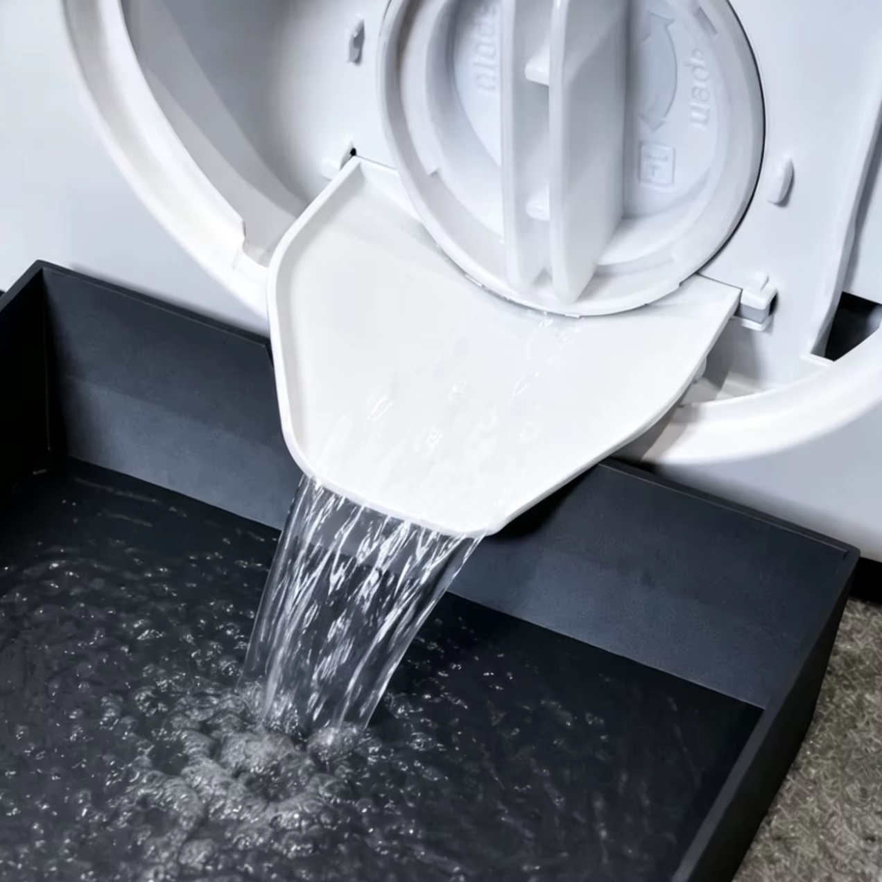 Accessoires de drainage multifonctionnels pour lave-linge, aubes de guidage. Outil de nettoyage des sorties d'eau pour éviter les débordements d'eau