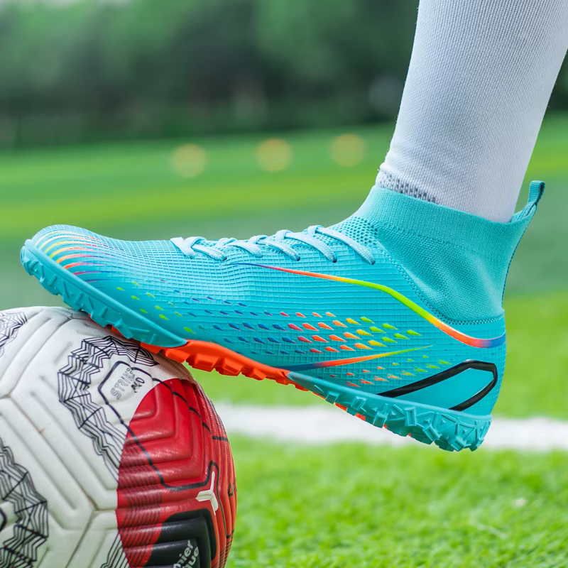 Chaussures de football respirantes unisexes pour hommes, chaussures d'entraînement professionnelles, chaussures de football en plein air, gazon, match de futsal, Ange, non ald