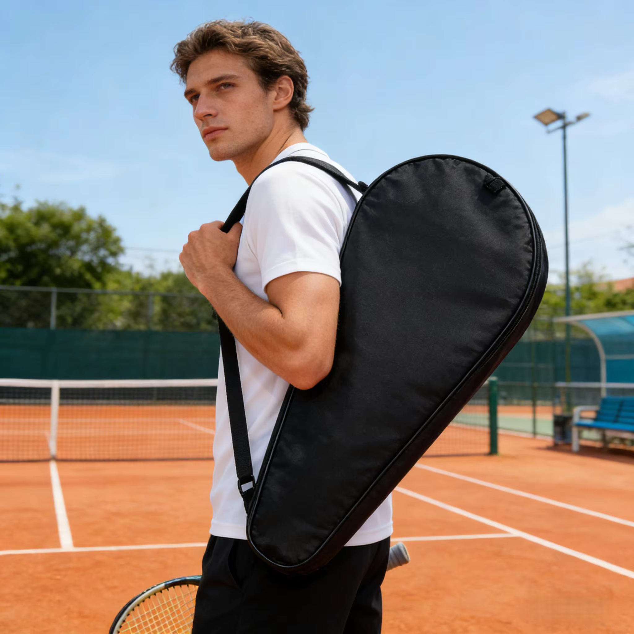Sac de transport pour raquettes de padel doublement isolé