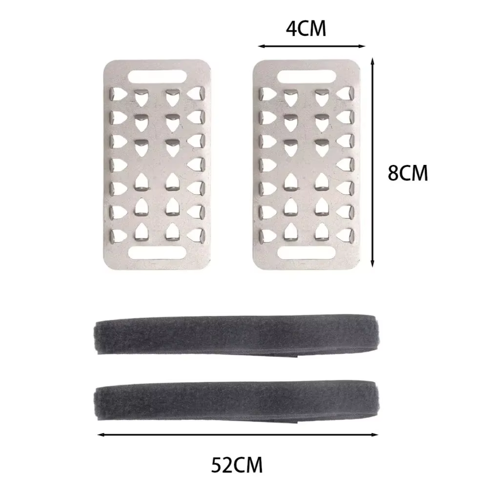 Crampons de neige et de glace en acier inoxydable