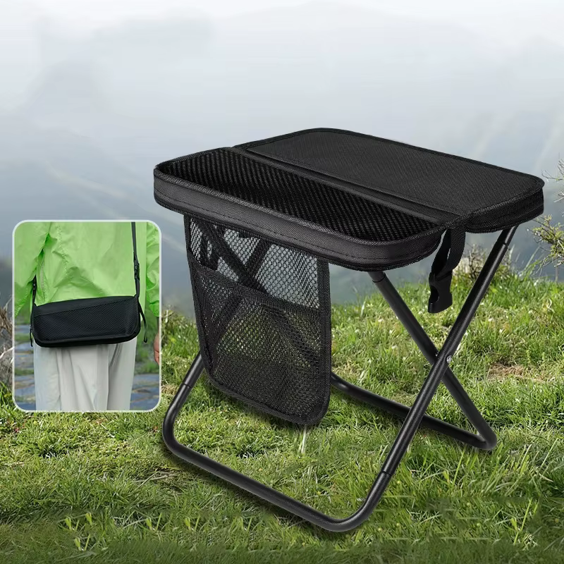 Tabouret de sac à dos pliable