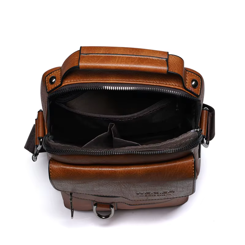 Sac à bandoulière de marque pour hommes, pour ipad 9.7 pouces, sacs à rabat en cuir PU pour hommes, sacoche d'affaires solide, sac de voyage