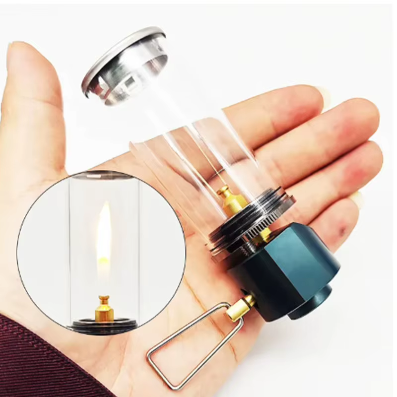 Lampe de camping au gaz portable pour l'extérieur
