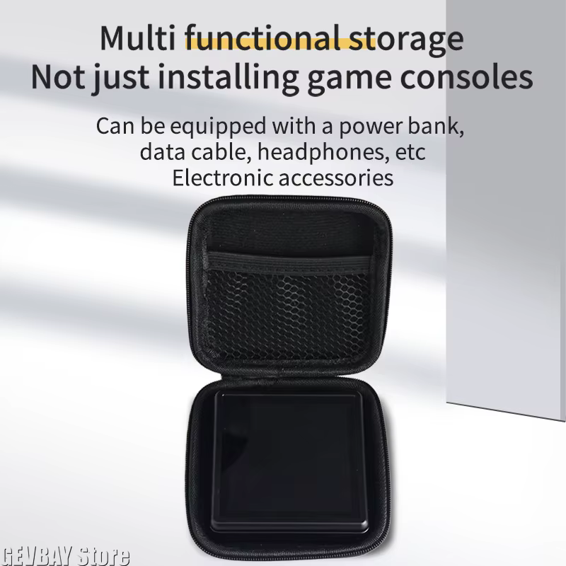 Sac de transport portable pour console de jeu ANBERNIC RG Rotate, sac de rangement pour accessoires de jeu