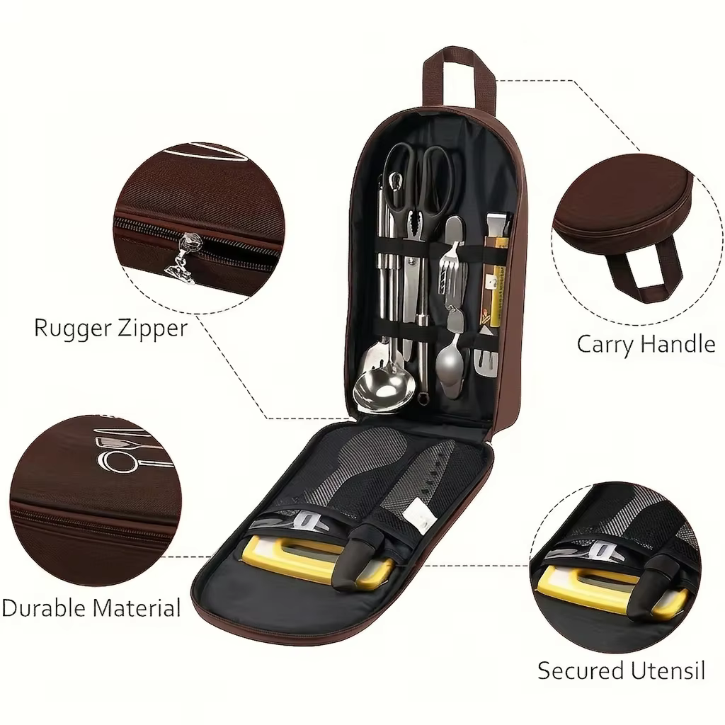Sac de rangement portable pour ustensiles de cuisine