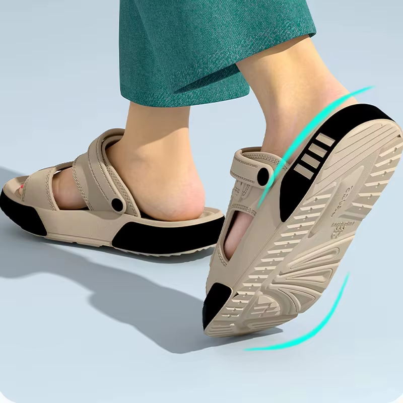 Chaussons d'été pour hommes, conçus spécifiquement pour la conduite, à semelle souple, antidérapants, résistants aux odeurs, pour la plage et la maison
