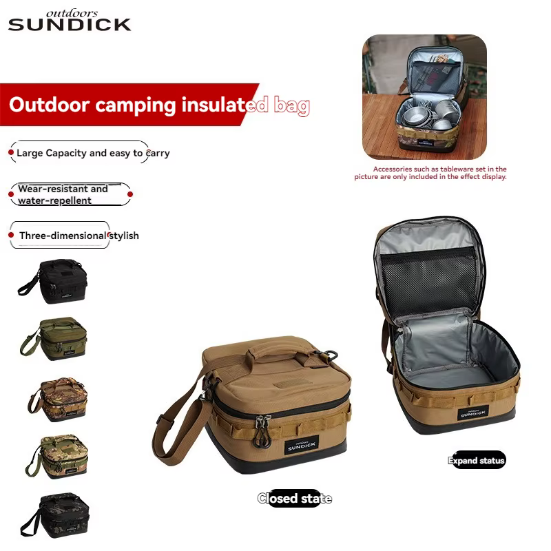 1 noir/marron/vert armée/camouflage en option camping isolé en plein air
