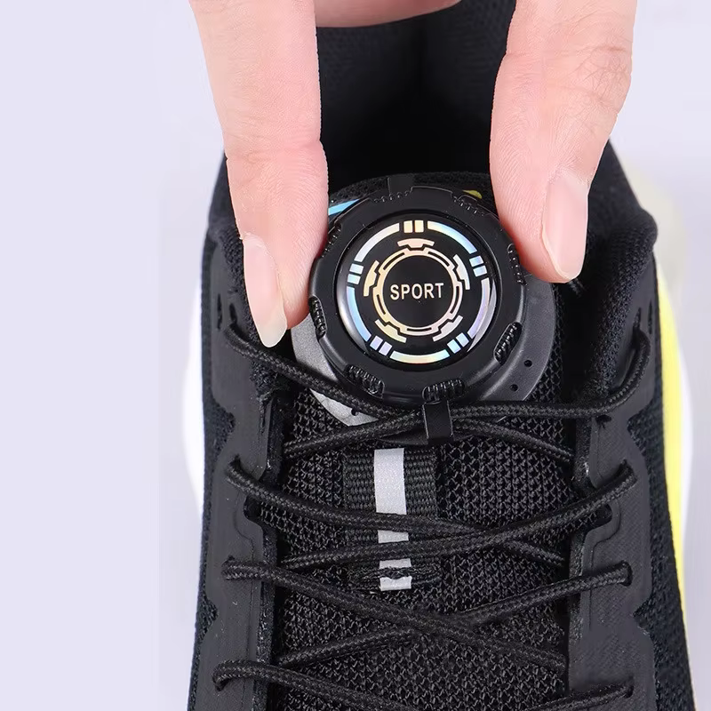 1 Paire de Lacets de Chaussures de Sport à Boucle Pivotante Sans