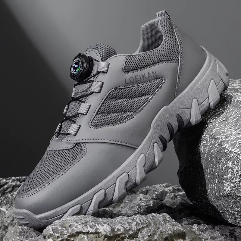 Chaussures de randonnée multifonctionnelles pour hommes LOEIKAN - Boucle rotative à verrouillage rapide