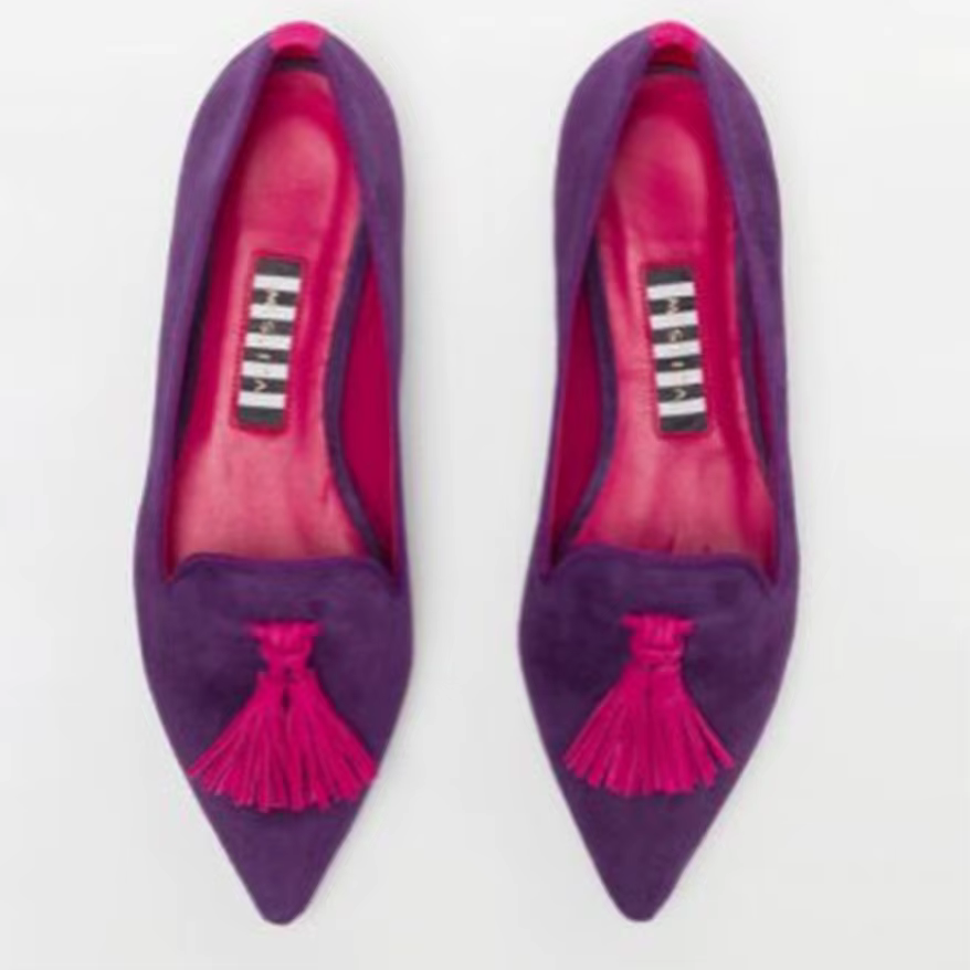 Chaussures bateau pour femmes, mocassins à talons plats, chaussures à enfiler pour dames, chaussures légères à bout bas pour femmes
