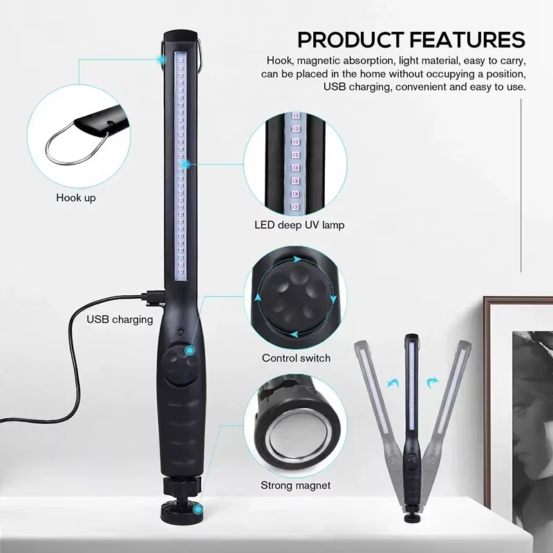 Lampe de désinfection UV Portable