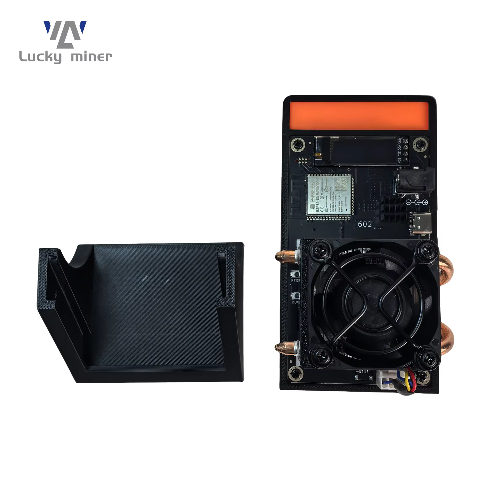 Version améliorée Gamma 601/602 1.8TH/s SHA256 Minuteur Bitcoin pour le minage domestique, Machine de minage de cryptomonnaies ASIC, Minuteur de loterie SOLO