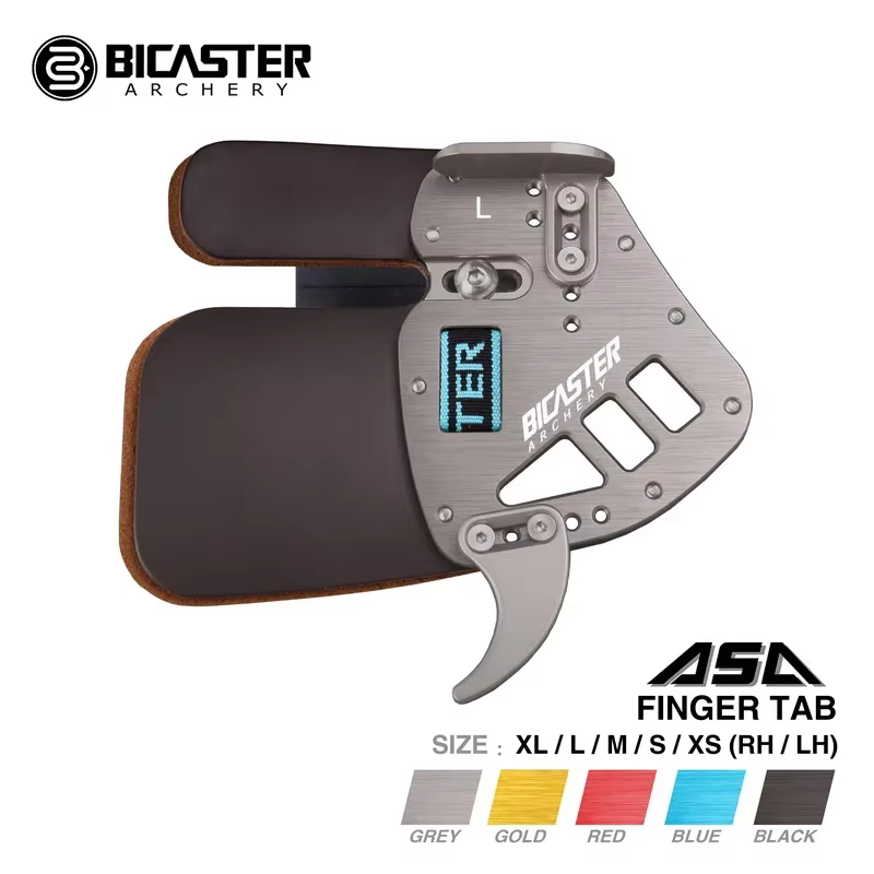 BICASTER – protège-doigts pour tir à l'arc, cuir + aluminium S/ML, protecteur d'arc inversé pour droitier, accessoires de tir