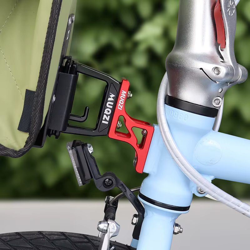 Support de sac avant pour vélo, support de sac pour Brompton Dahon, adaptateur d'installation de support avant pour vélo, accessoires de vélo