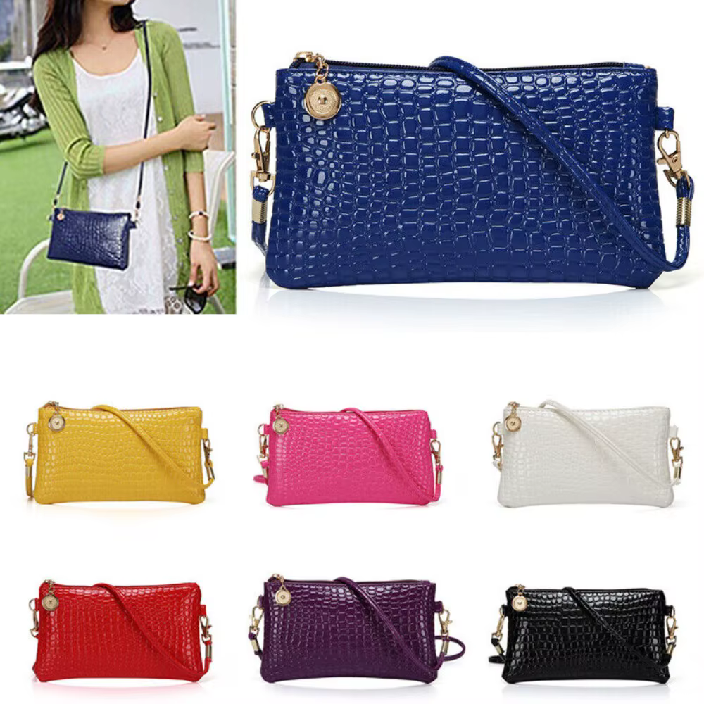 Beau sac cartable fermeture éclair femmes sacs portefeuilles sac à main épaule sac
