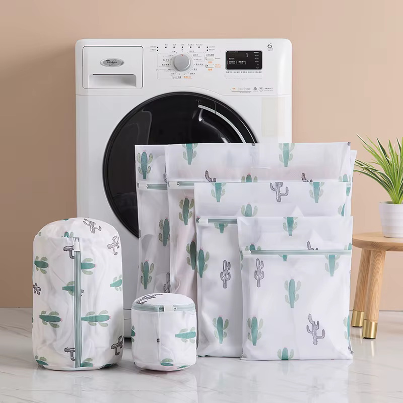 Sacs de lavage imprimés Cactus