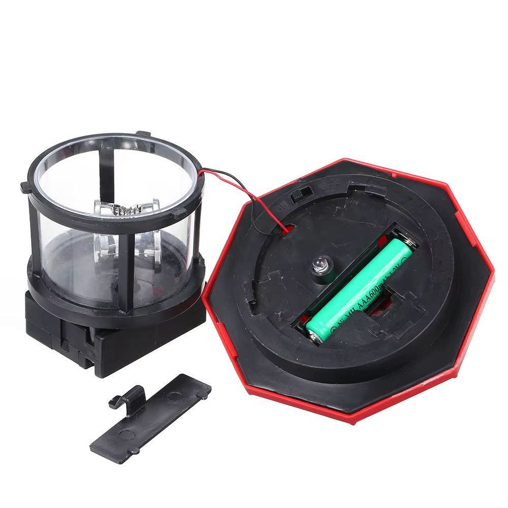 Phare Solaire avec Lampe Rotative