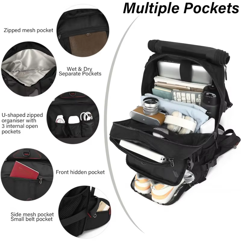 Sac à dos de voyage pour homme 50L