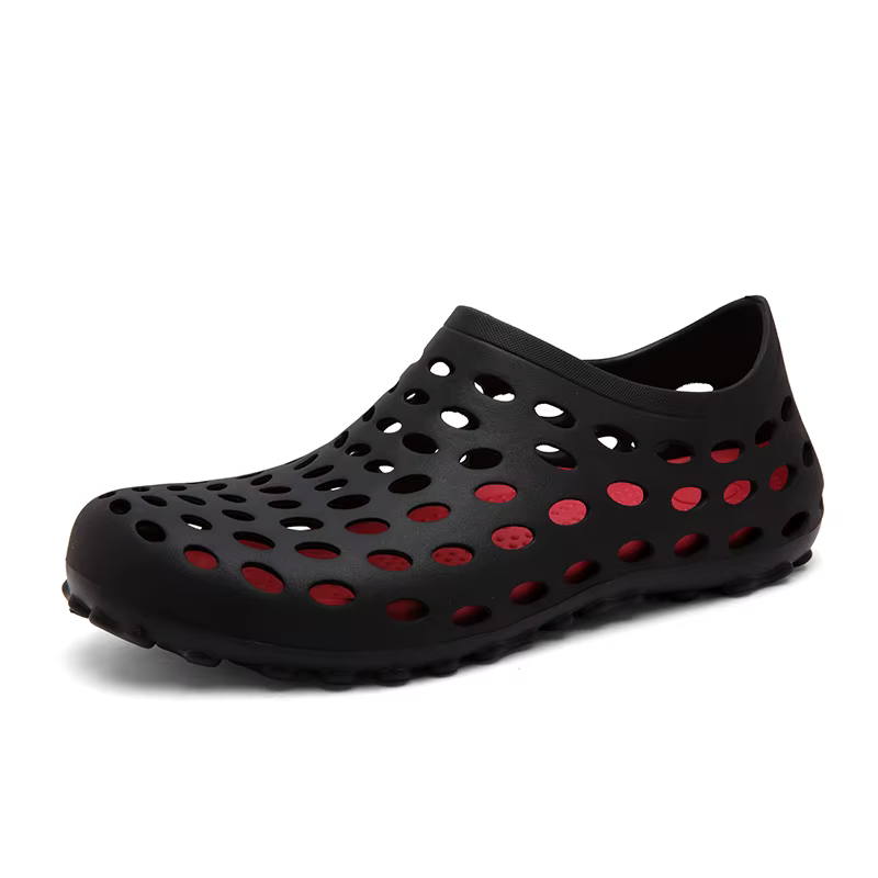 Sandales pour hommes Été 2026 Antidérapantes Résistantes à l'usure Chaussures ajourées à couvrance totale Chaussures de pêche et de wading pour hommes en extérieur