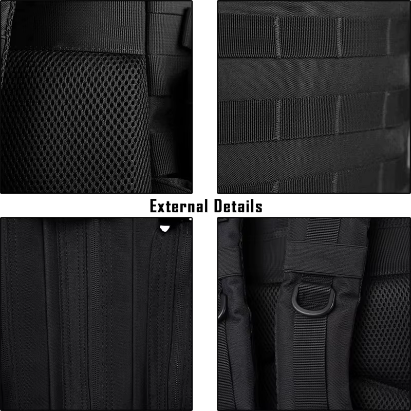 25L 35L 45L sac à dos tactique hommes femmes Sports de plein air voyage salle de sport sac de randonnée Molle militaire Camping chasse survie sac à dos
