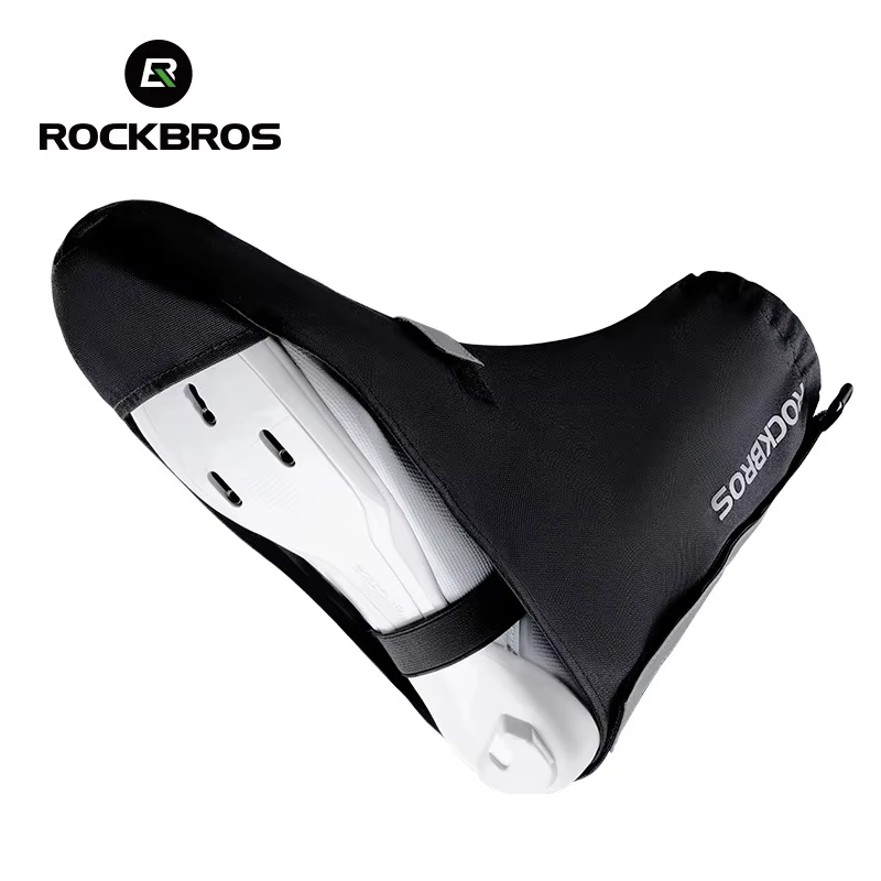 ROCKBROS-Couvre-chaussures de cyclisme imperméables, couvre-chaussures de course, couvre-chaussures de vélo de route VTT, coulée