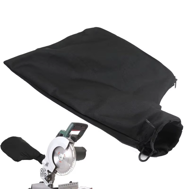 Sac de couverture Anti-poussière 255, pour scie à onglet, ponceuse à bande, collecteur de poussière, outils électriques, sacs de collecte en tissu noir