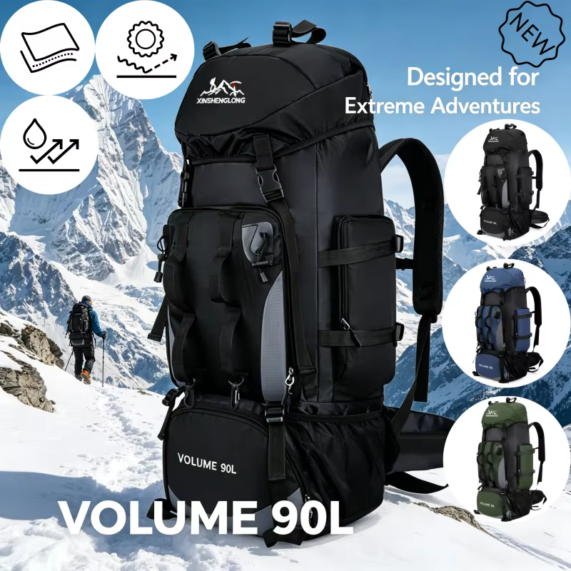 Sac à dos de randonnée 90L pour hommes et femmes