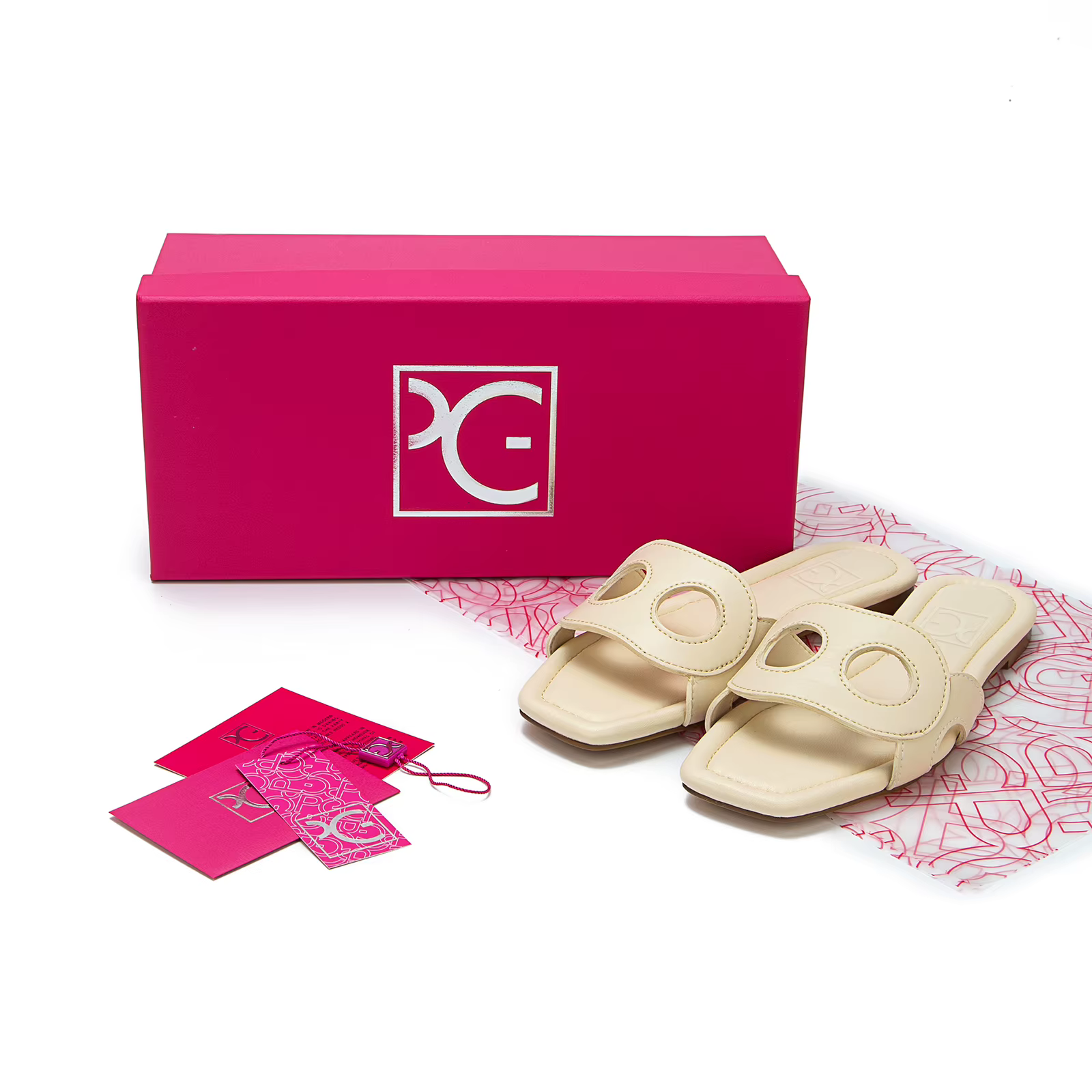 PG PATSY GARIS – Nouvelles pantoufles plates multifonctionnelles pour femmes, style extérieur, couleur unie, design tendance