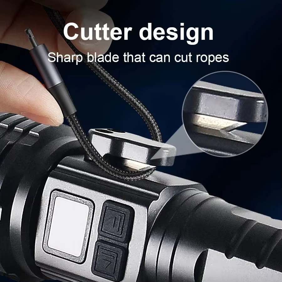 Lampe de poche LED aste super lumineuse