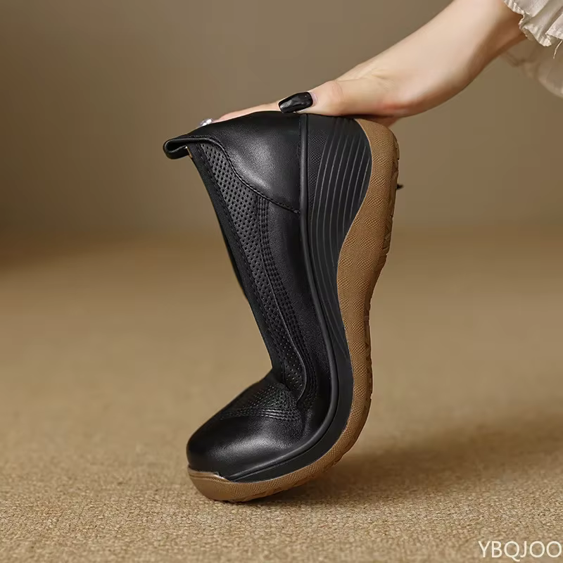 Bout rond solide dames chaussures nouveau antidérapant femmes appartements décontracté Solft semelle Mary Jane chaussures mocassins confortables Zapatillas Mujer