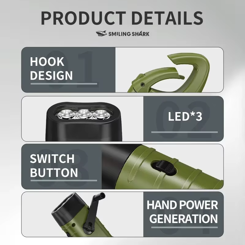 Lampes de poche solaires Led
