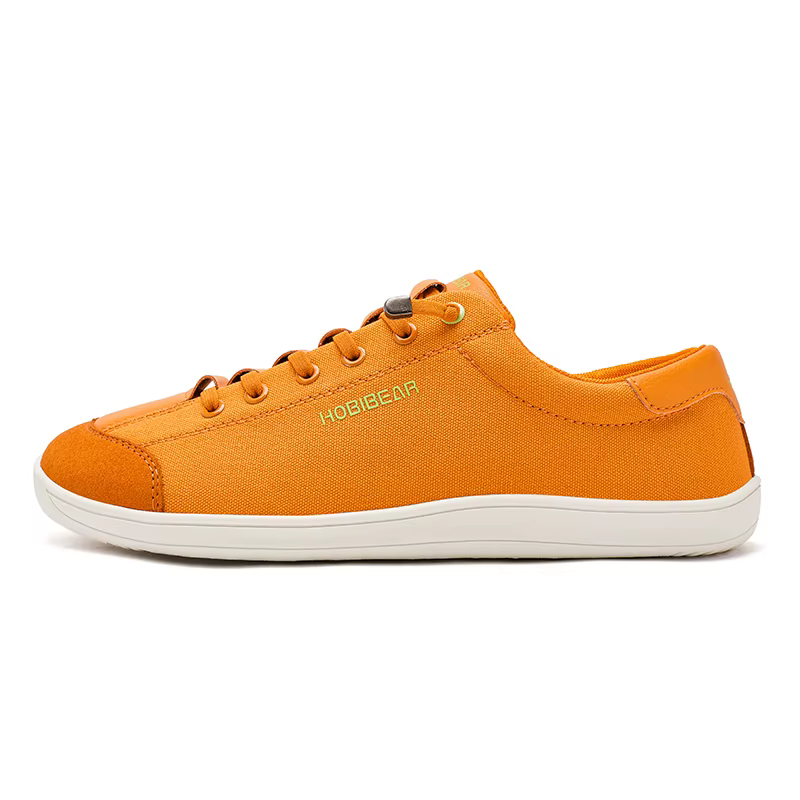 HOBIBEAR Chaussures pieds nus pour hommes et femmes | Goutte zéro | Baskets en toile décontractées à bout large
