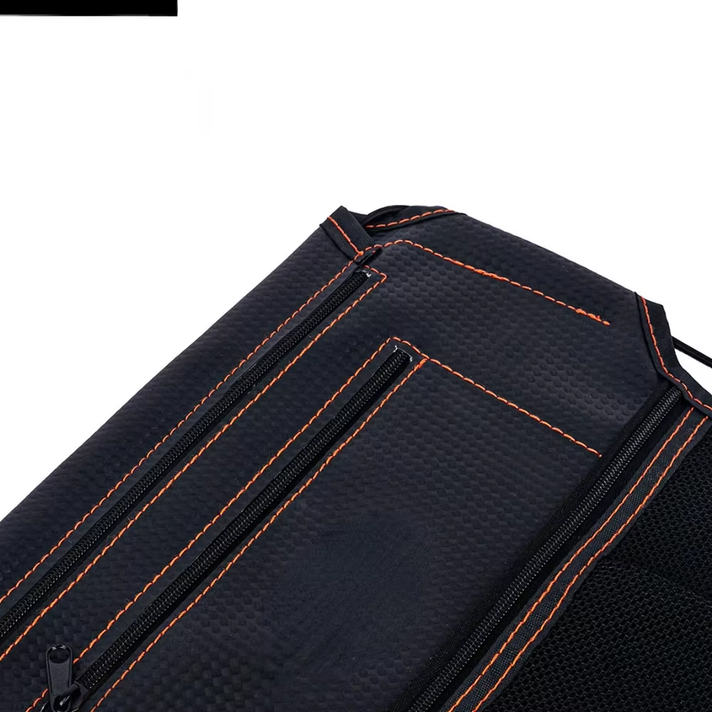 Sac de siège de moto et Scooter, rangement d'outils, seau de siège de moto, sac d'articles divers, fermeture éclair, accessoires de Modification en cuir PU