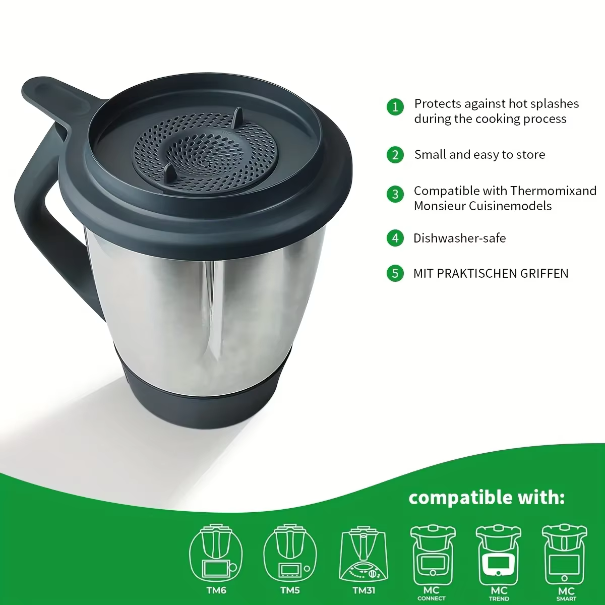 Protection anti-éclaboussures pour Thermomix et MonsieurCuisine