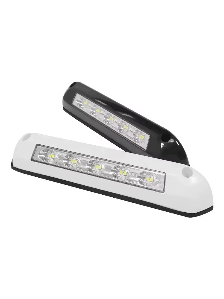 Lumière d'auvent LED pour remorque de Van RV, porche extérieur étanche 12V/24V et applique murale intérieure pour caravane et camping-car