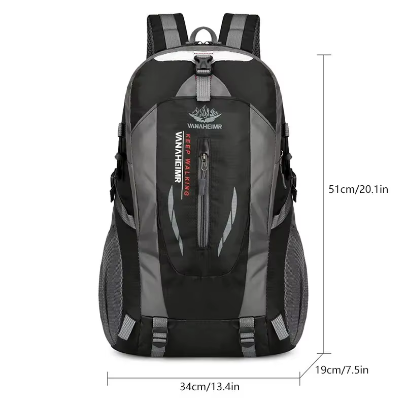 Sac de randonnée étanche extérieur, grande capacité, 40L