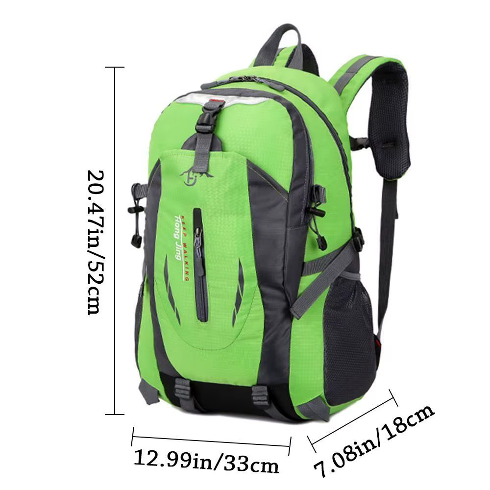 Sacs de randonnée durables et imperméables pour l'extérieur, grande capacité 40L, sac à dos de camping, sac de voyage, sac à dos de randonnée