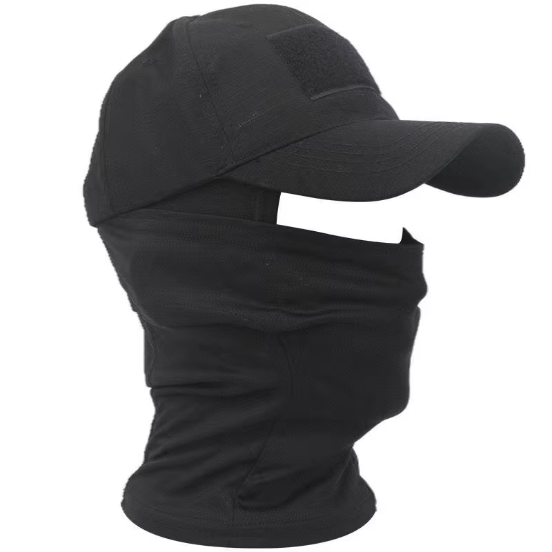 Casquette de baseball tactique camouflage, pour la pêche en plein air, la randonnée, la chasse, les sports, protection solaire, respirante, camouflage, cagoule, demi-masque de ski